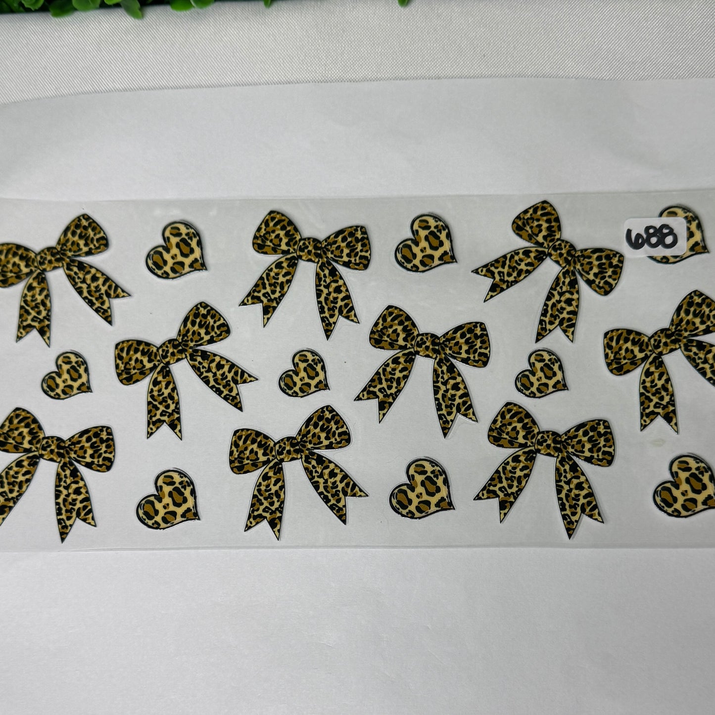 Rainbows/smileys/bows UVDTF Cup Wraps