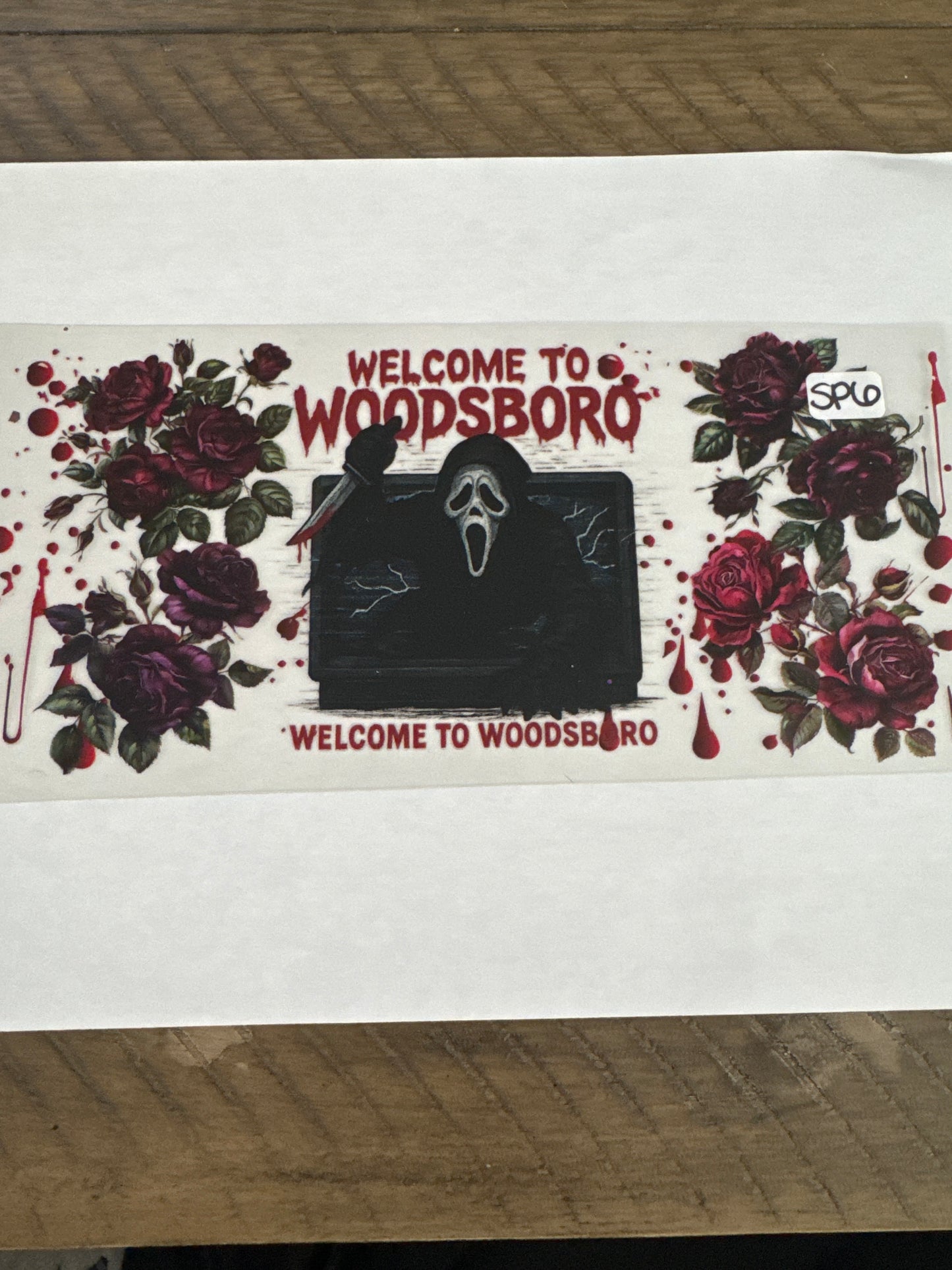 SP6 Ghostface uvdtf wrap