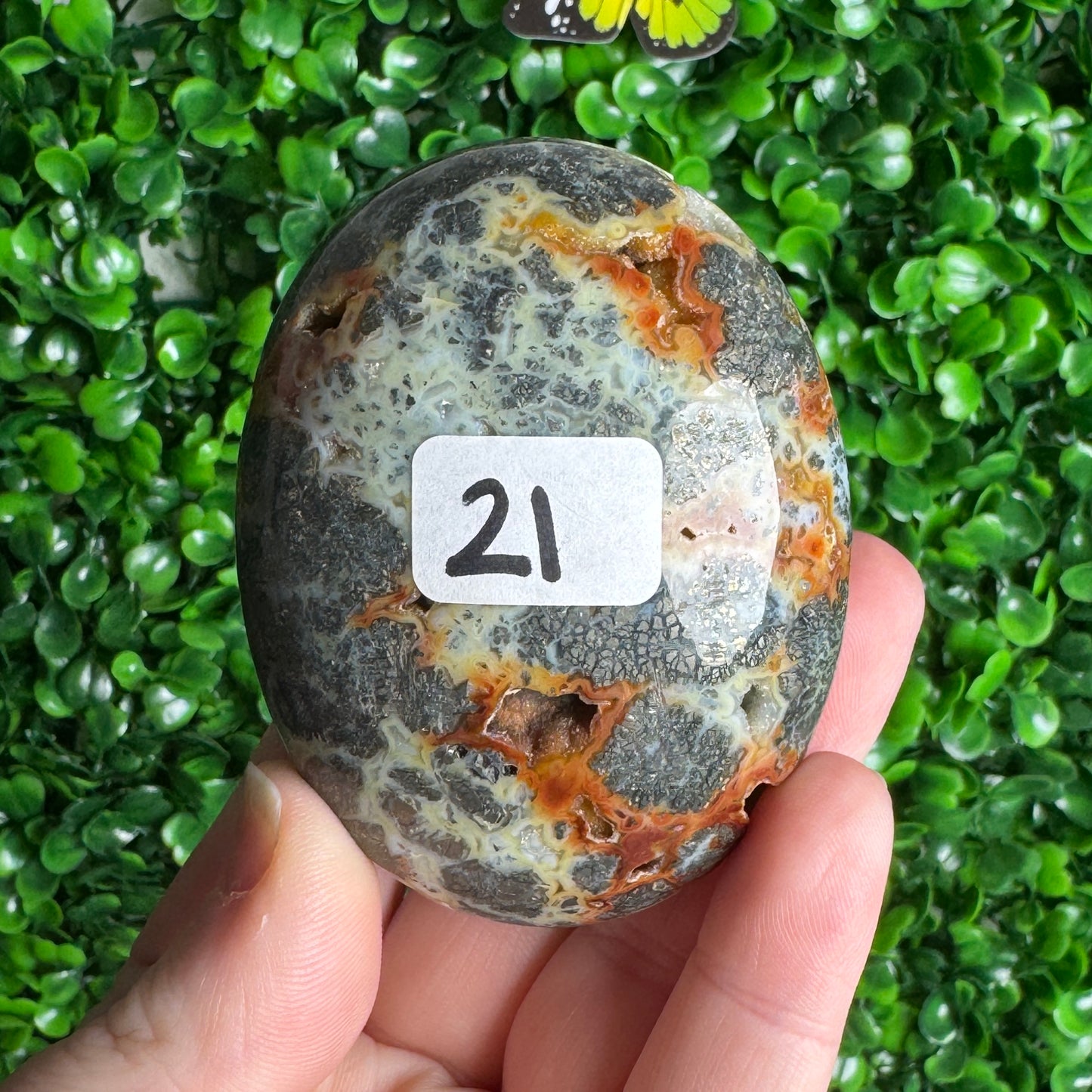 Marcasite Palm Stones