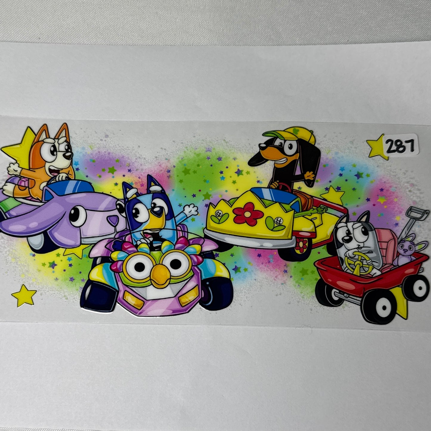 Blue Dog UVDTF Cup Wraps