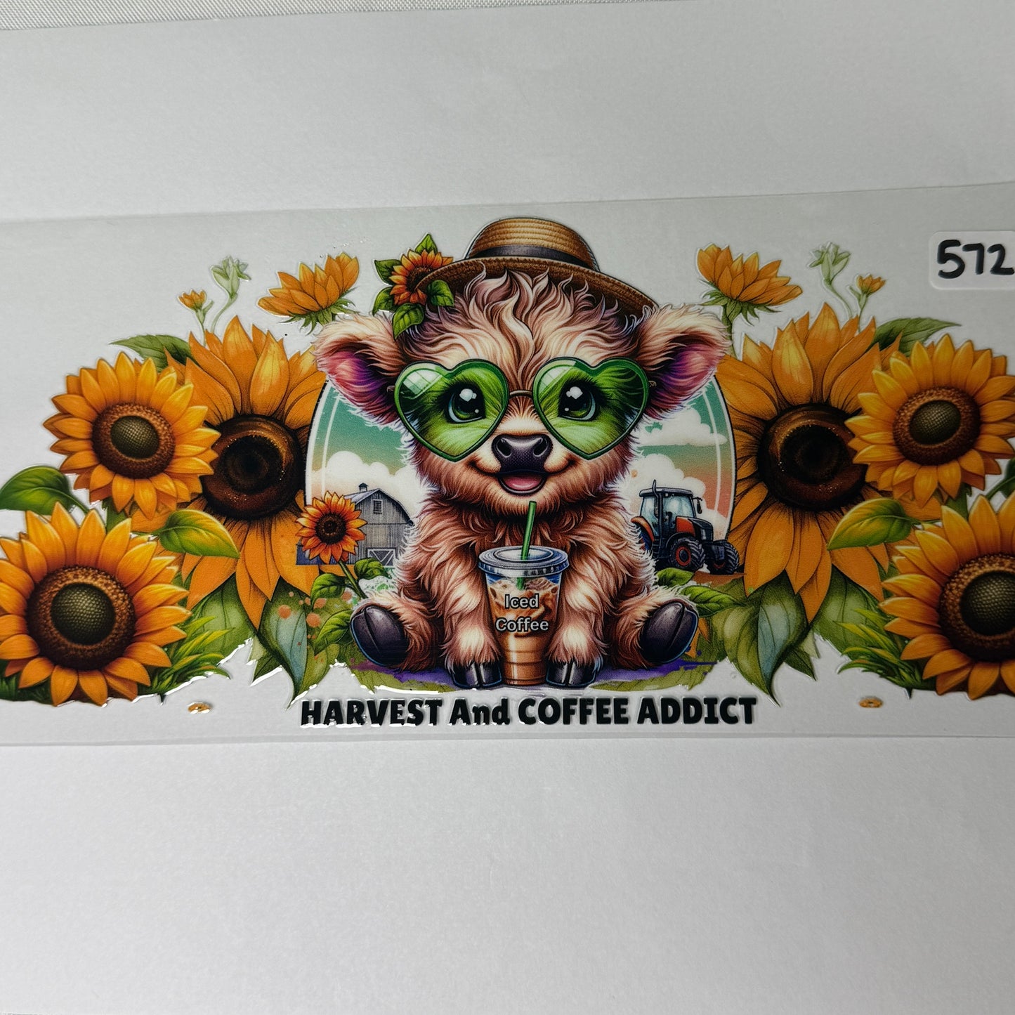 Highland Cow UVDTF Cup Wraps