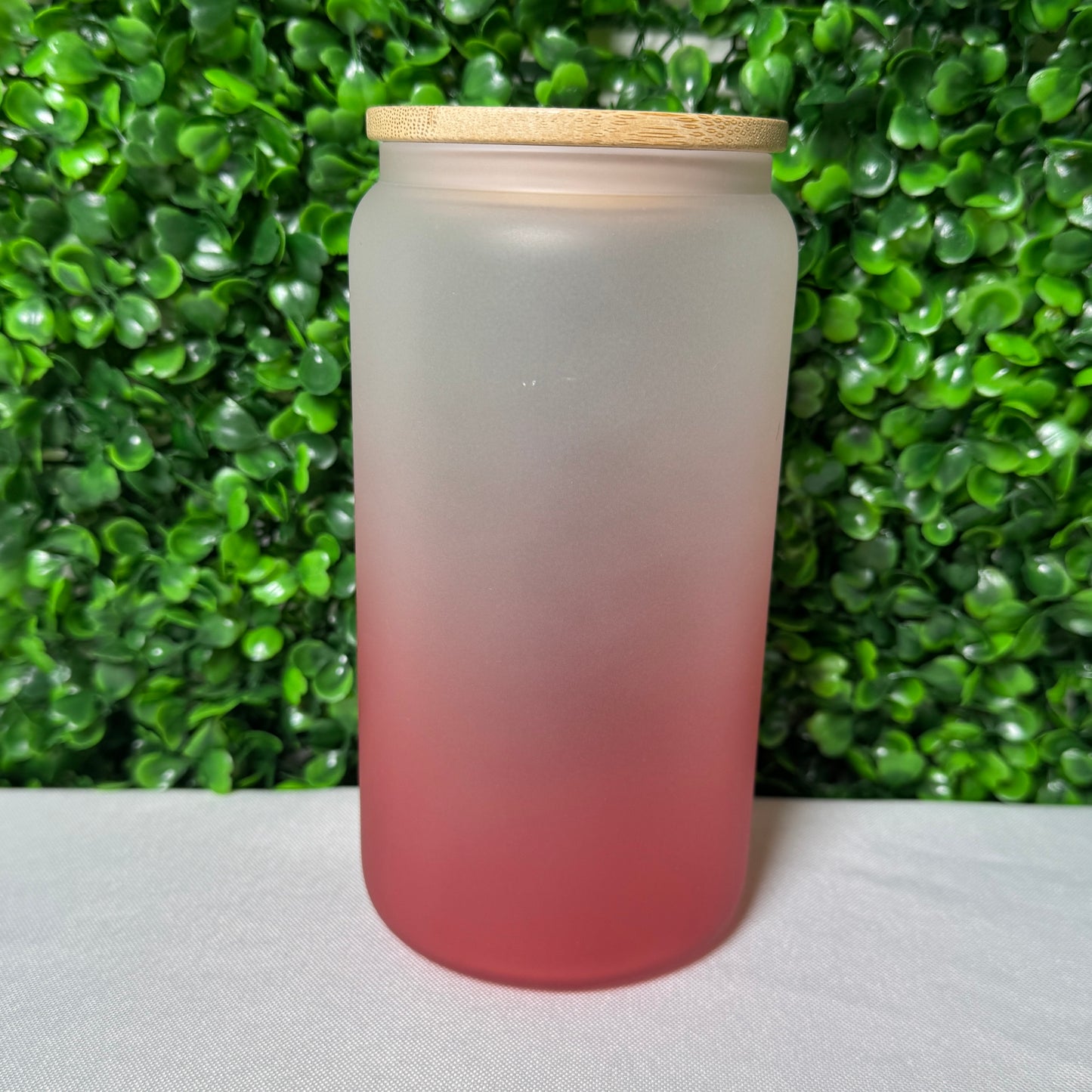 16oz Colored Frosted Glass Cups