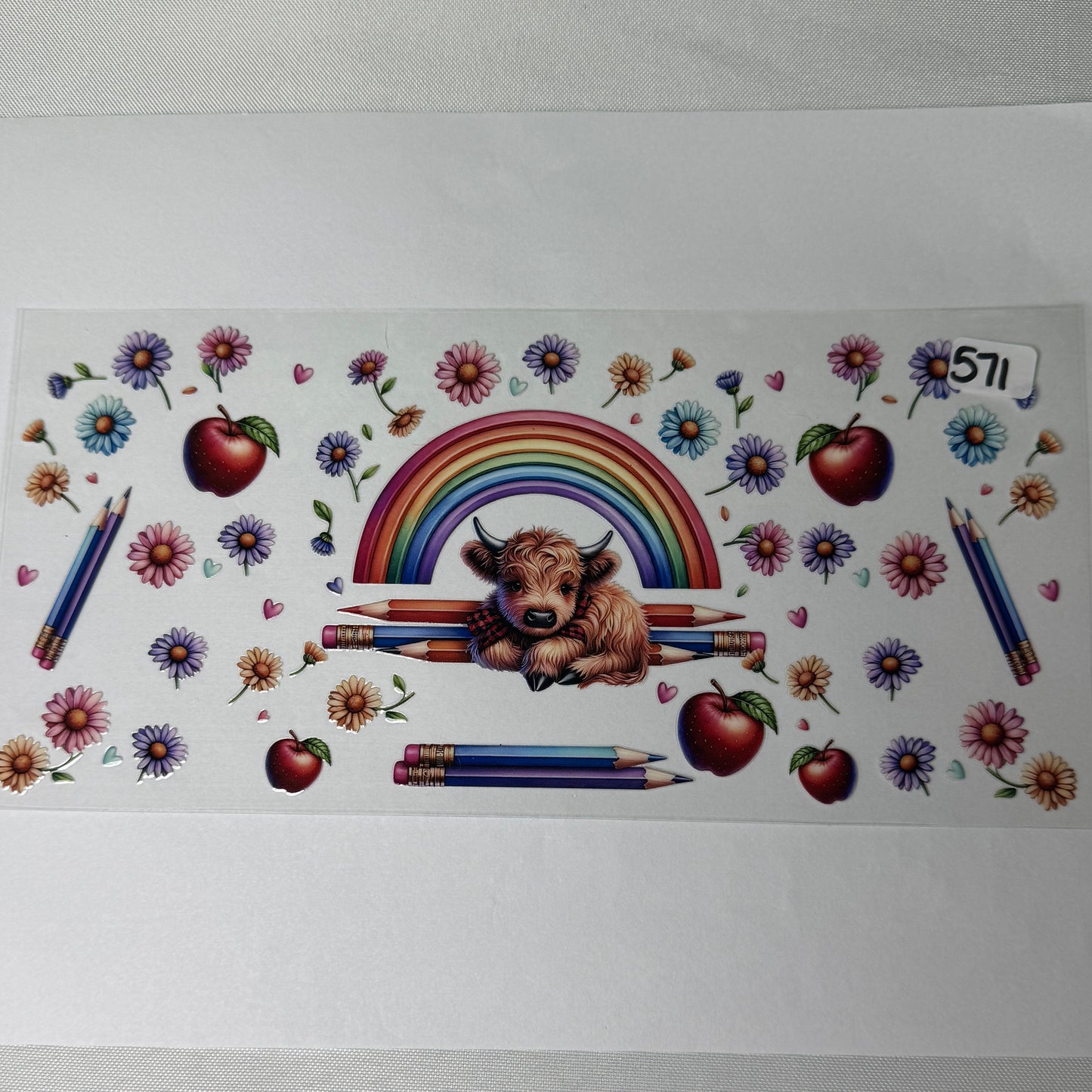 Highland Cow UVDTF Cup Wraps