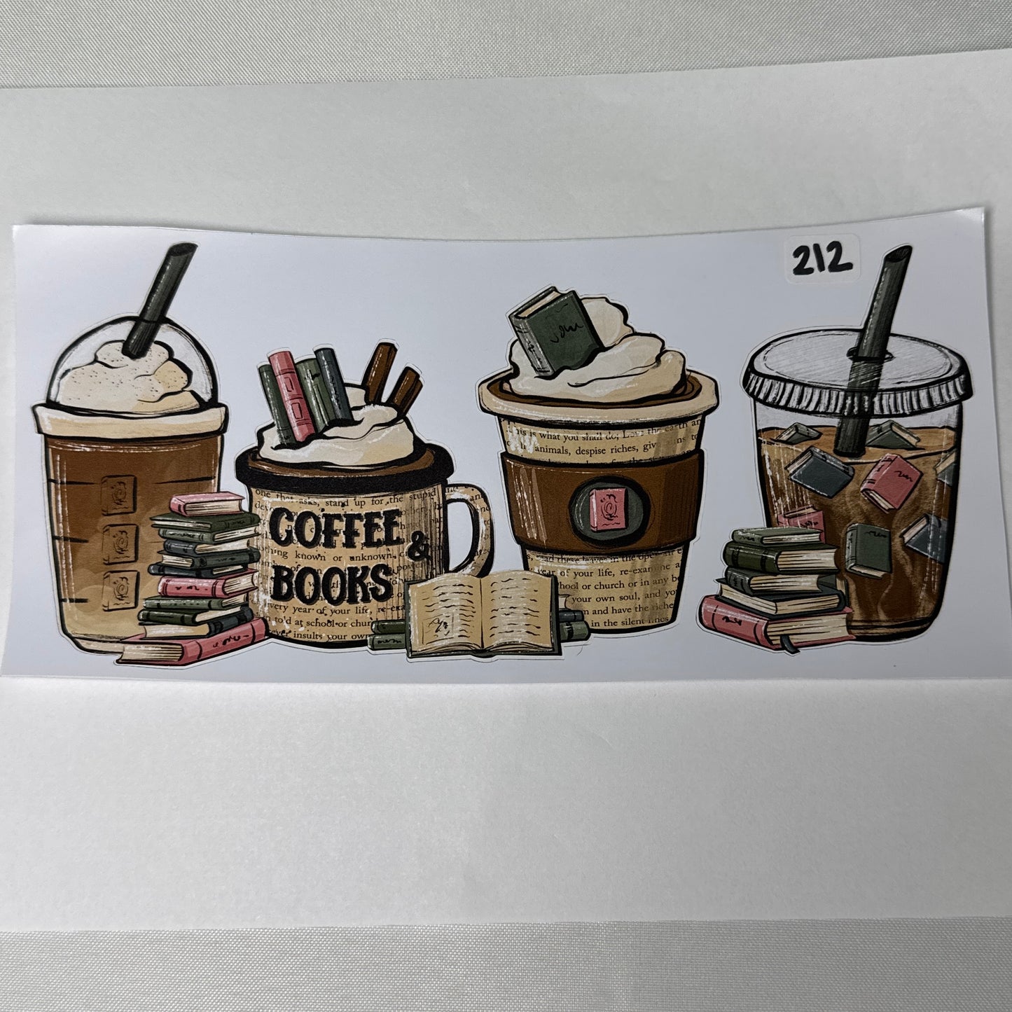 Coffee UVDTF Cup Wraps