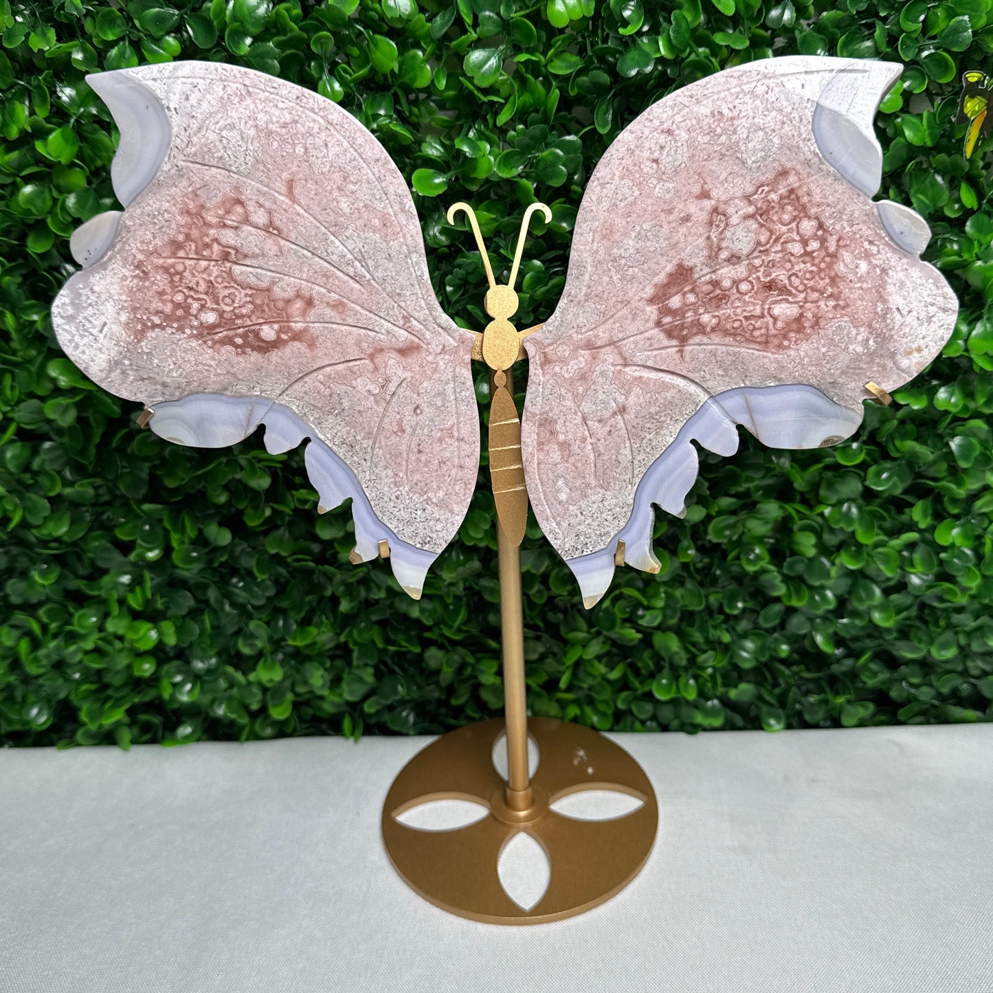 Statement Pink Amethyst Wings