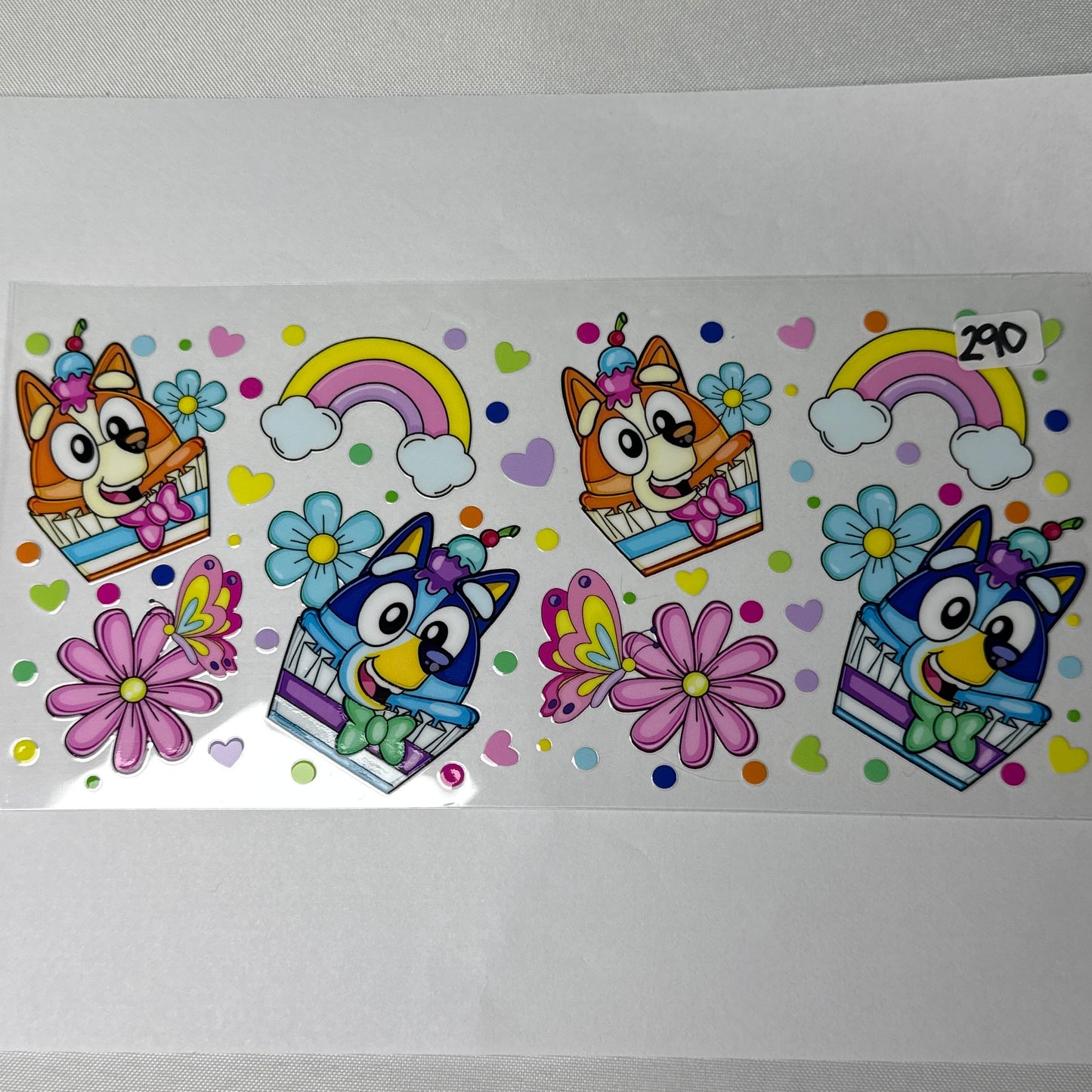 Blue Dog UVDTF Cup Wraps