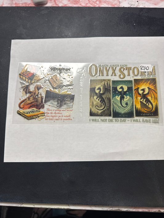 R16 reading onyx storm uvdtf wrap