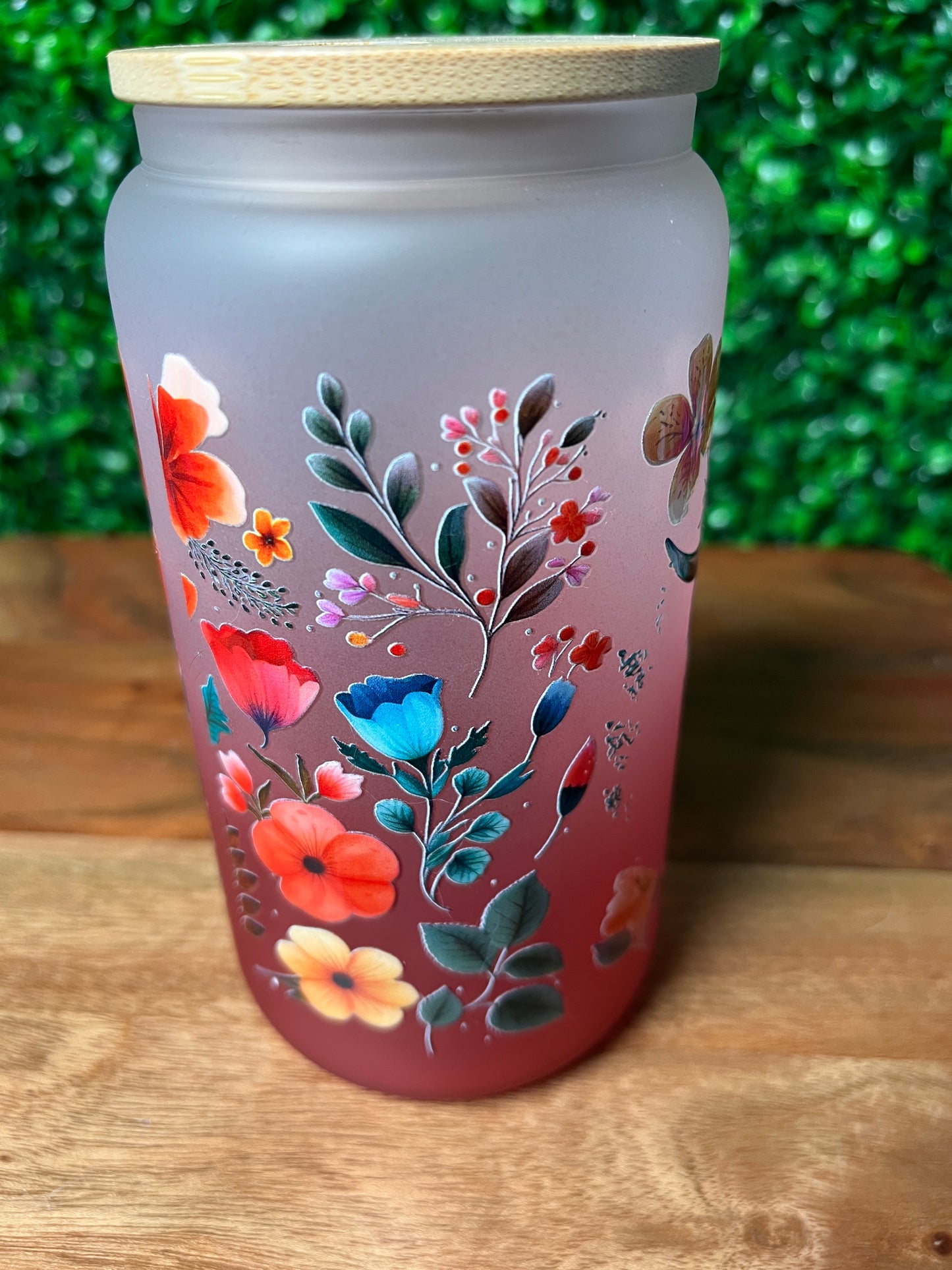 16oz Highland Cow UVDTF Glass Cup