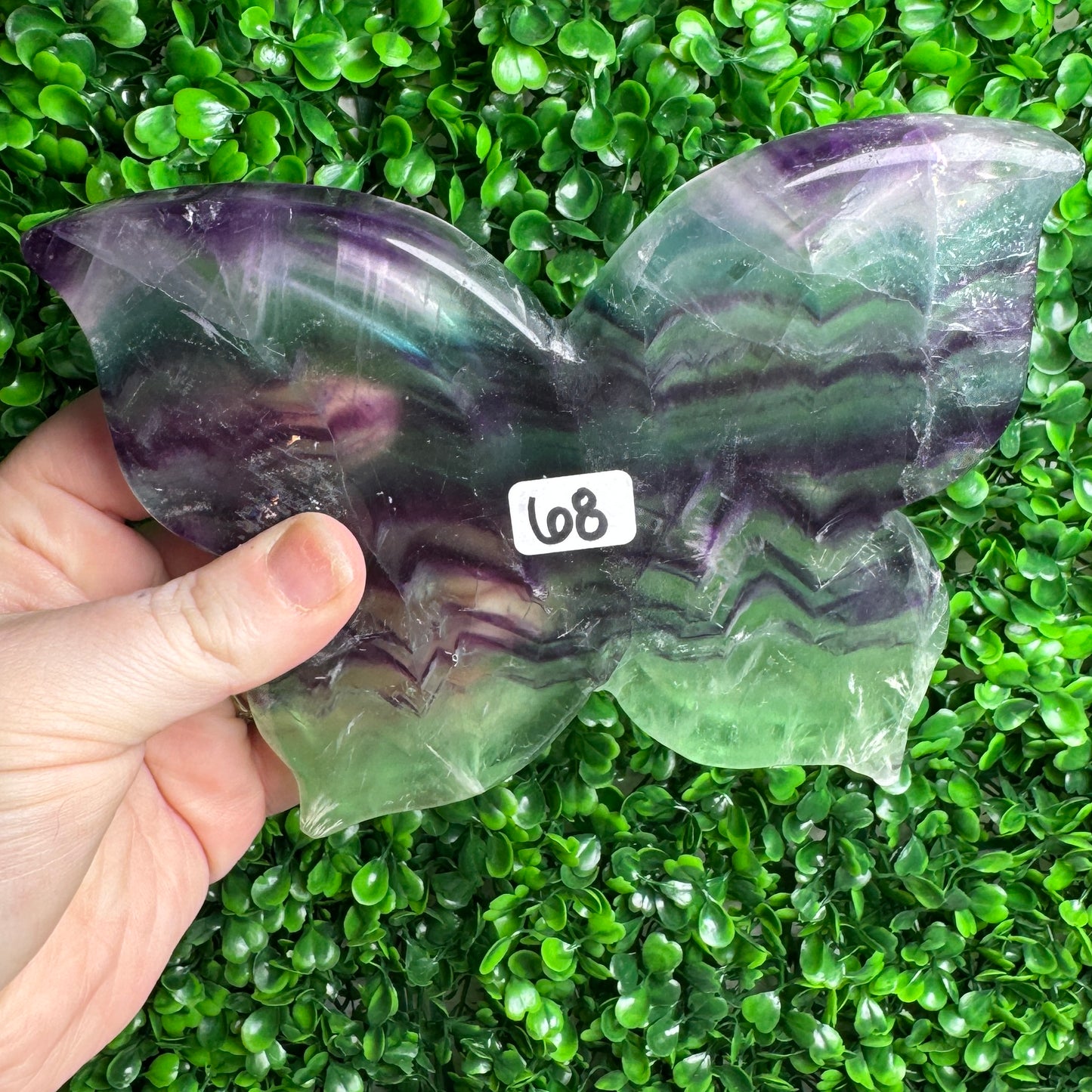 Large Fluorite Butterfly Dish
