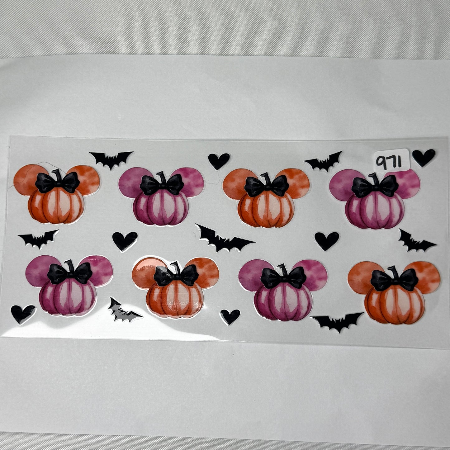 Skulls and Pumpkins UVDTF Cup Wraps