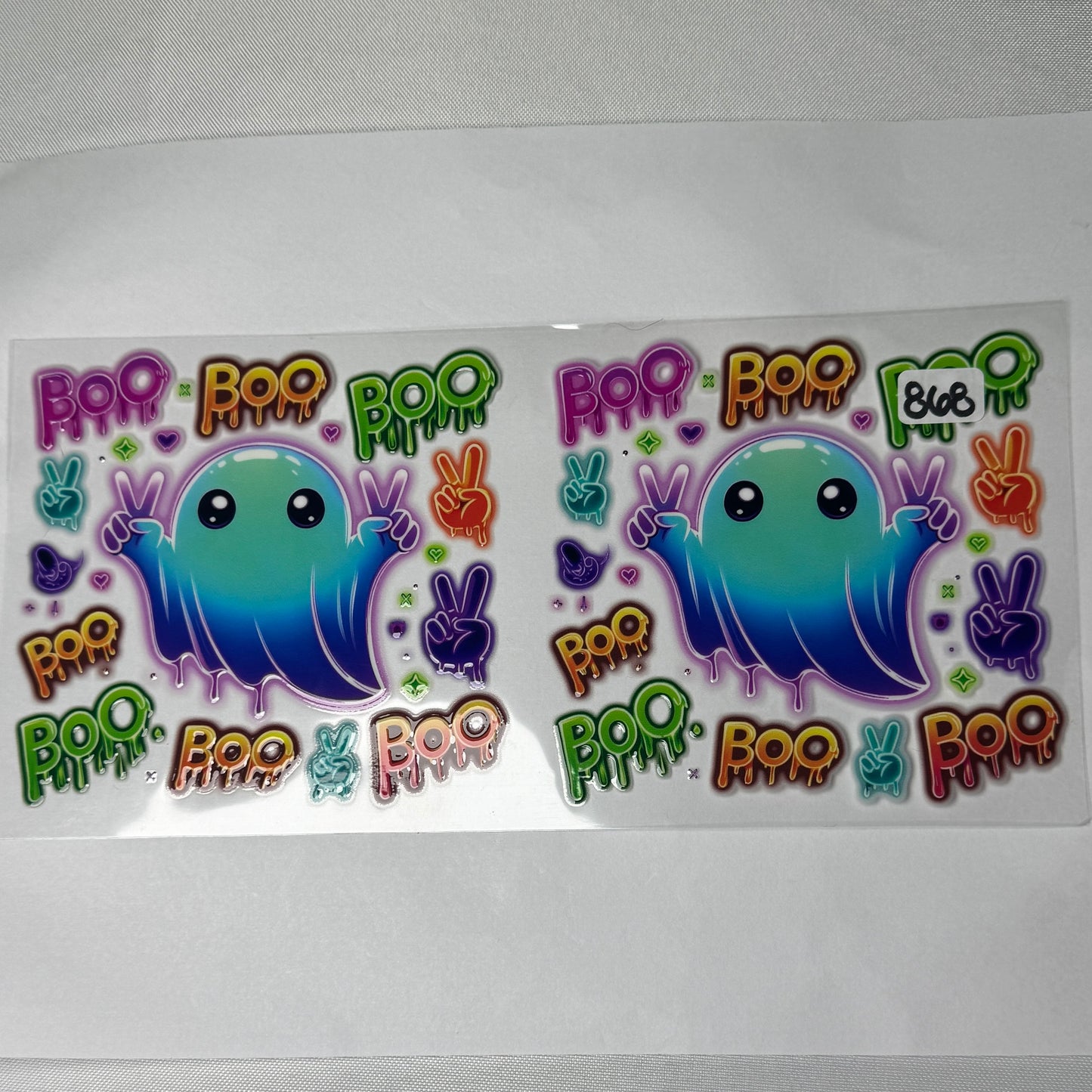 Ghosts UVDTF Cup Wraps