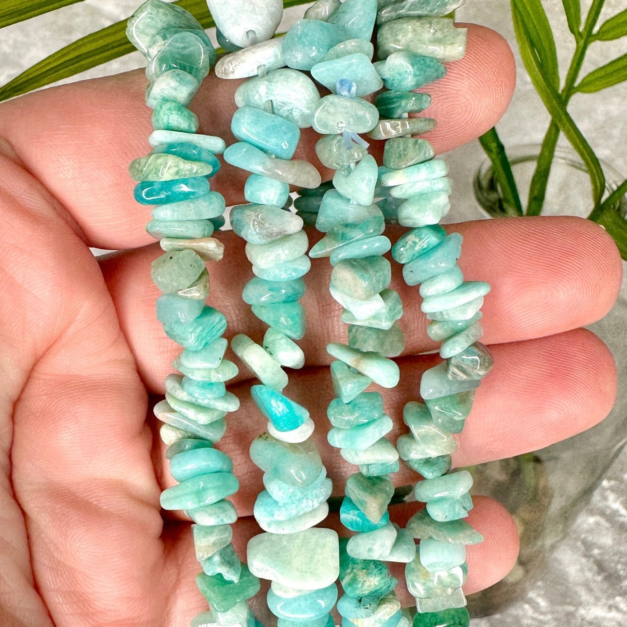 Amazonite Chip Bracelet