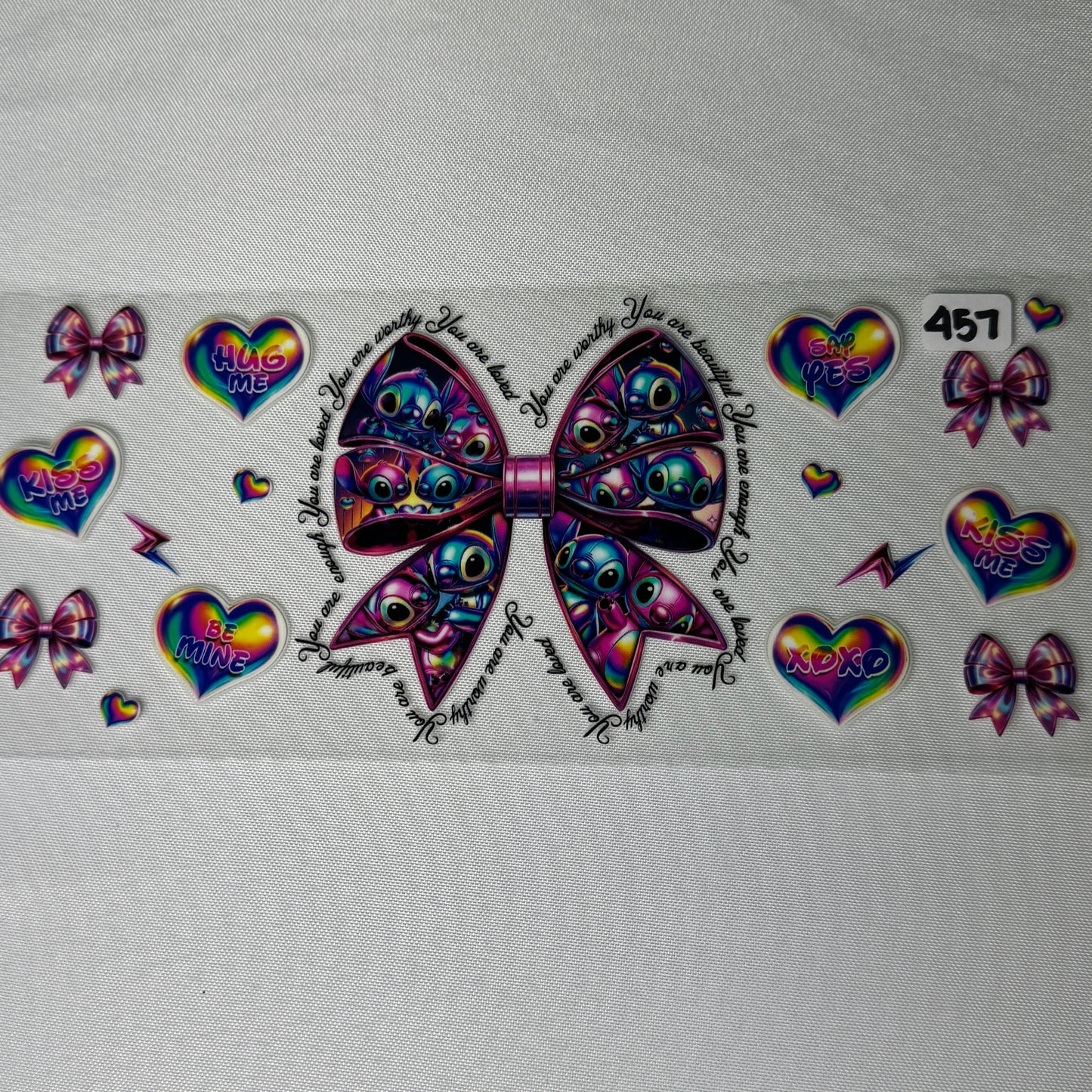 Blue Alien UVDTF Cup Wraps