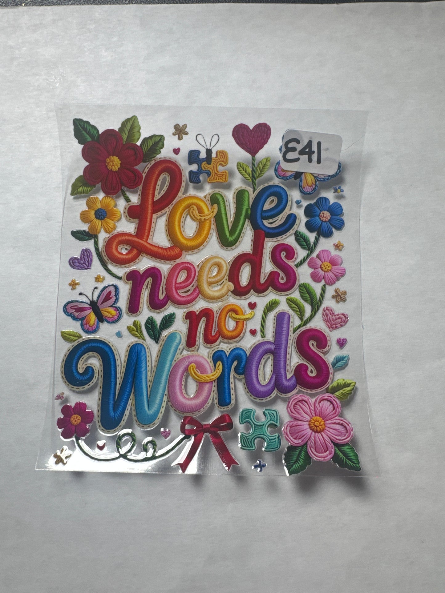 E41 love needs no words uvdtf wrap