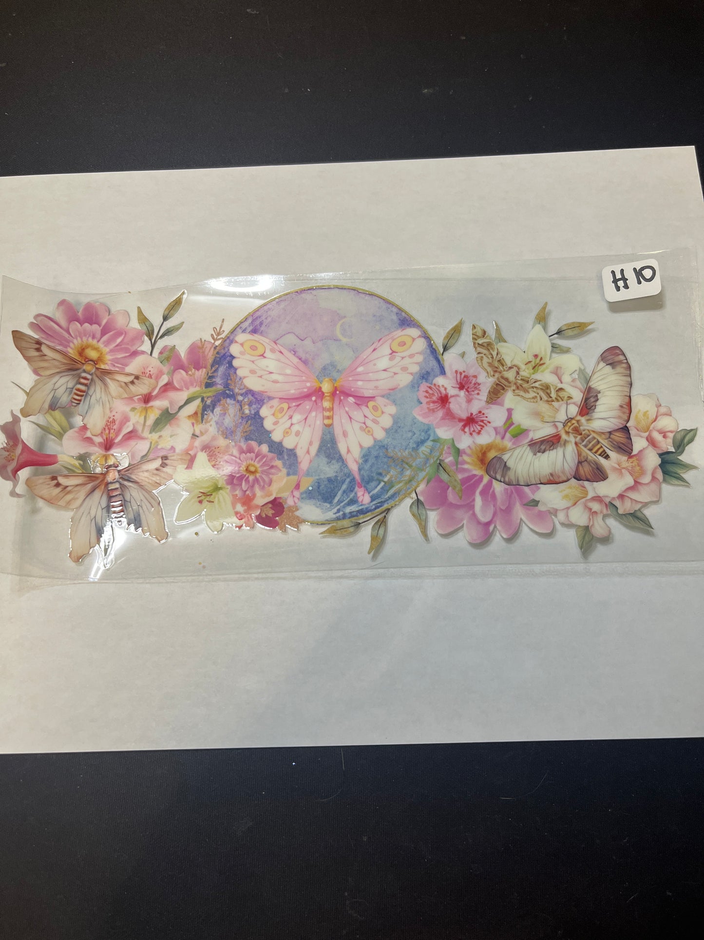 H10 Butterflies UVDTF Wrap