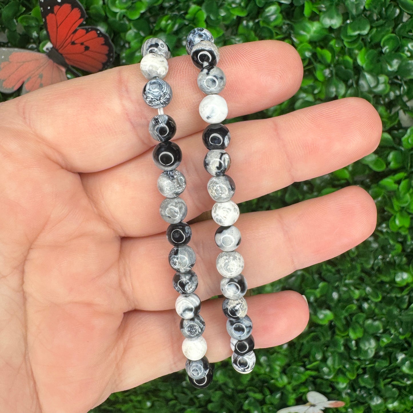 6mm Orca Agate Bracelets