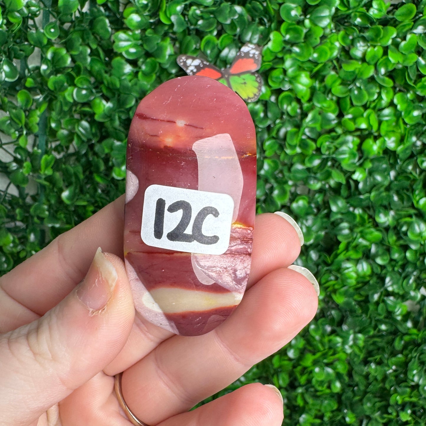 Mookaite Jasper Palm Stones and Hearts