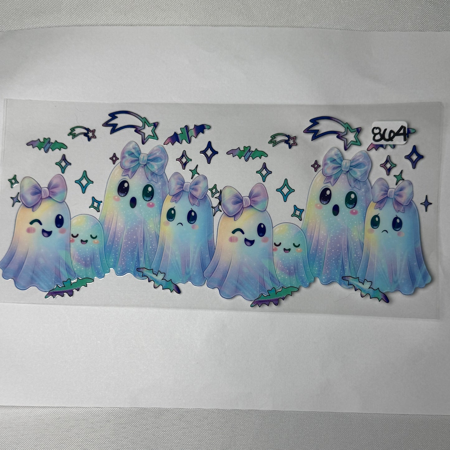 Ghosts UVDTF Cup Wraps