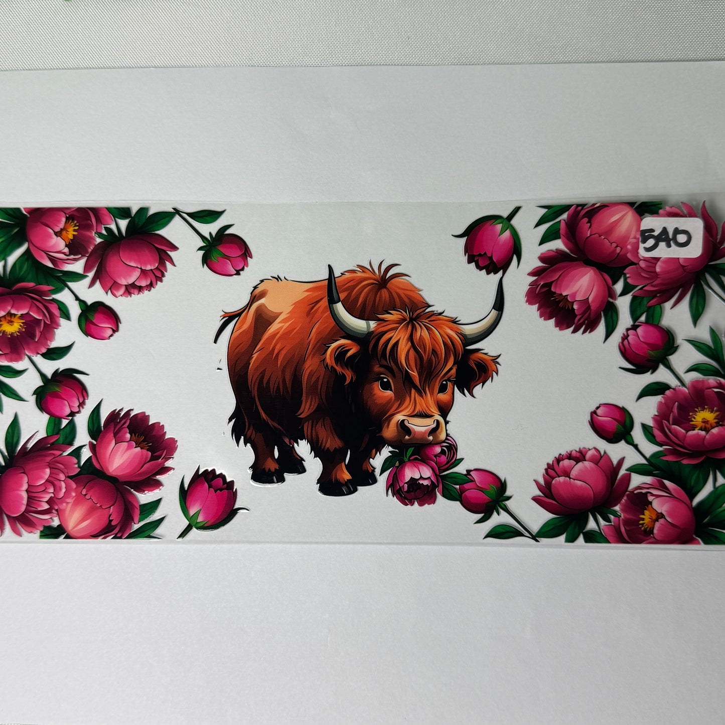 Highland Cow UVDTF Cup Wraps