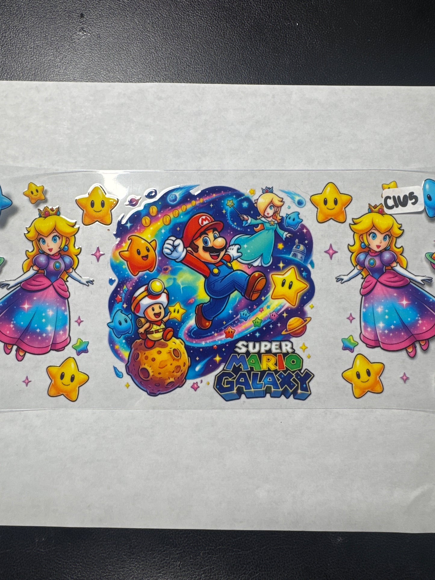 C165 princess and hero characters with red hat uvdtf wrap
