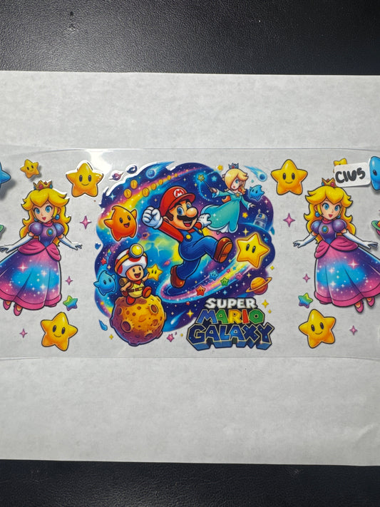 C165 princess and hero characters with red hat uvdtf wrap