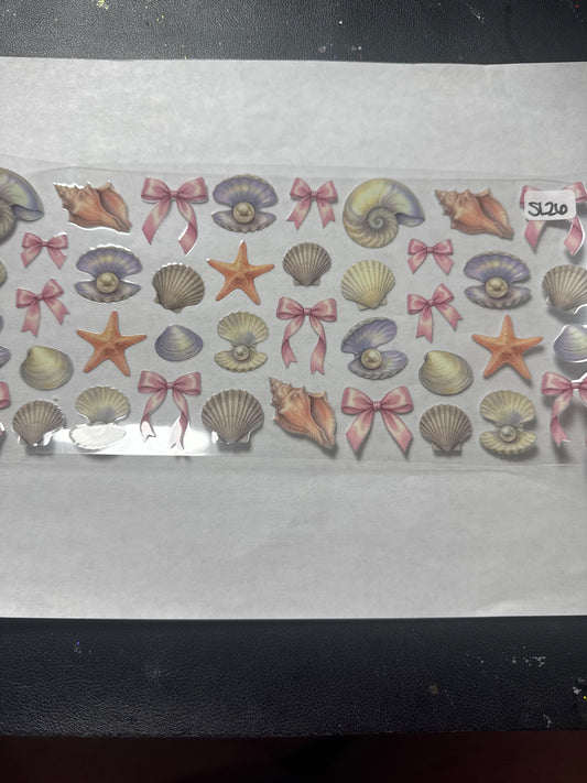 SL26 Shells and bows uvdtf wrap
