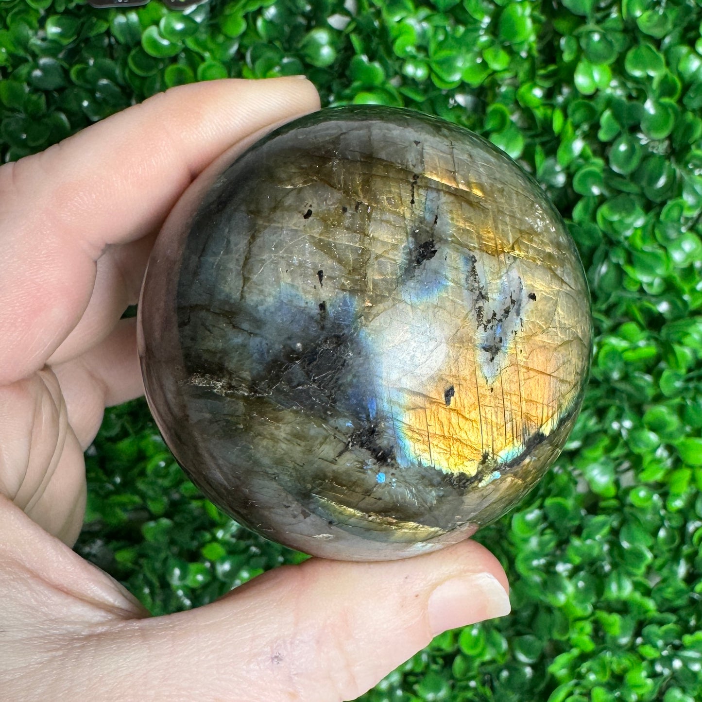 Labradorite sphere
