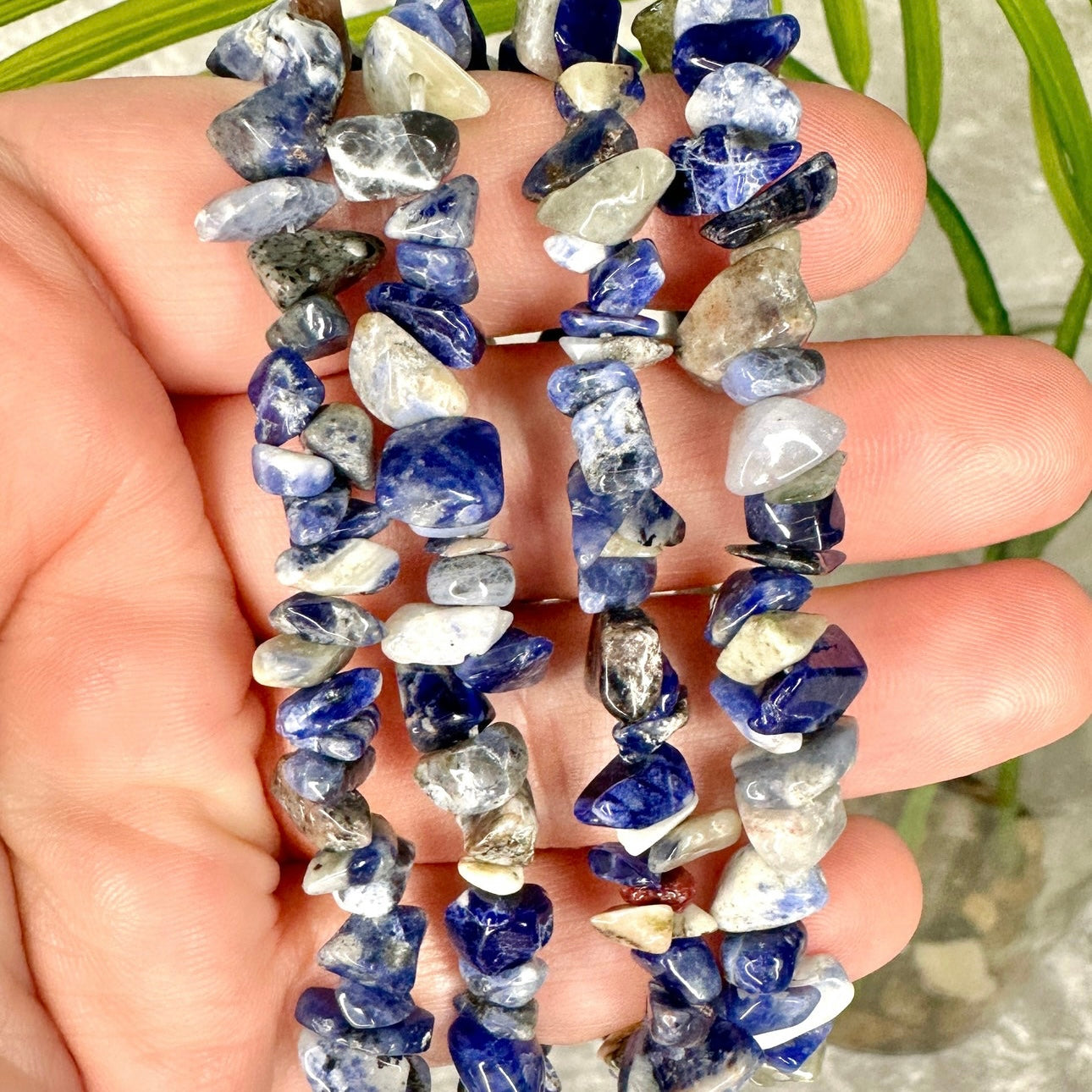 Sodalite Chip Bracelet