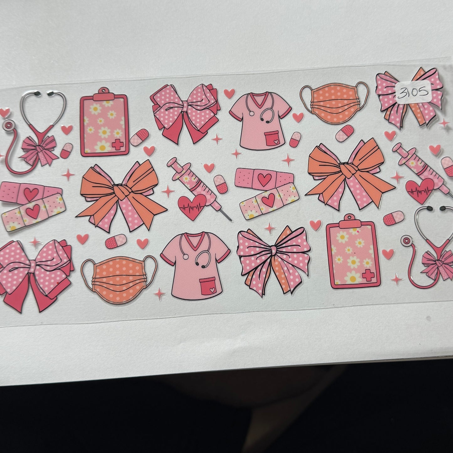 Teacher/Nurse/Jobs/Awareness UVDTF Cup Wraps