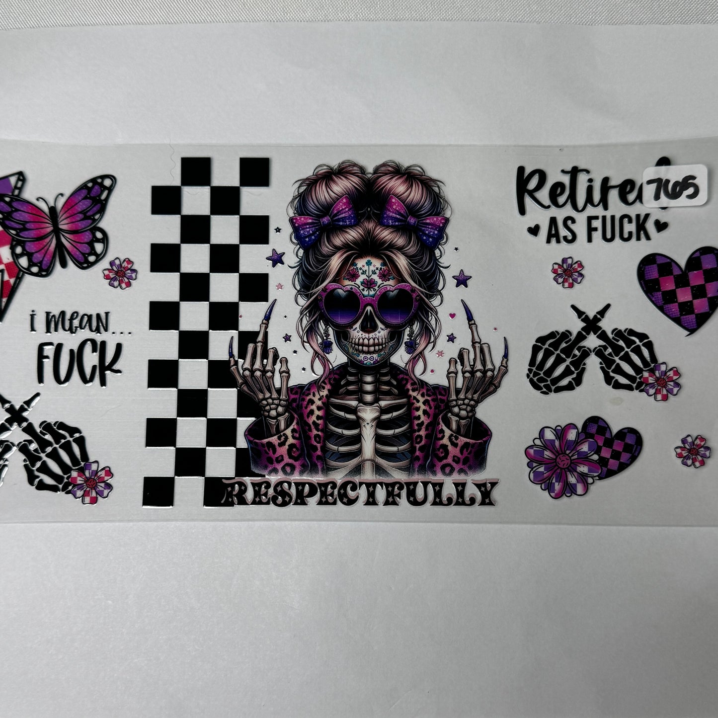 Sassy/Funny Quotes UVDTF Cup Wraps