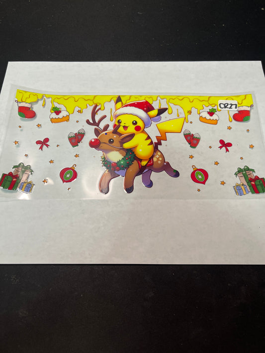 CR27 Christmas Kids Character UVDTF Wrap