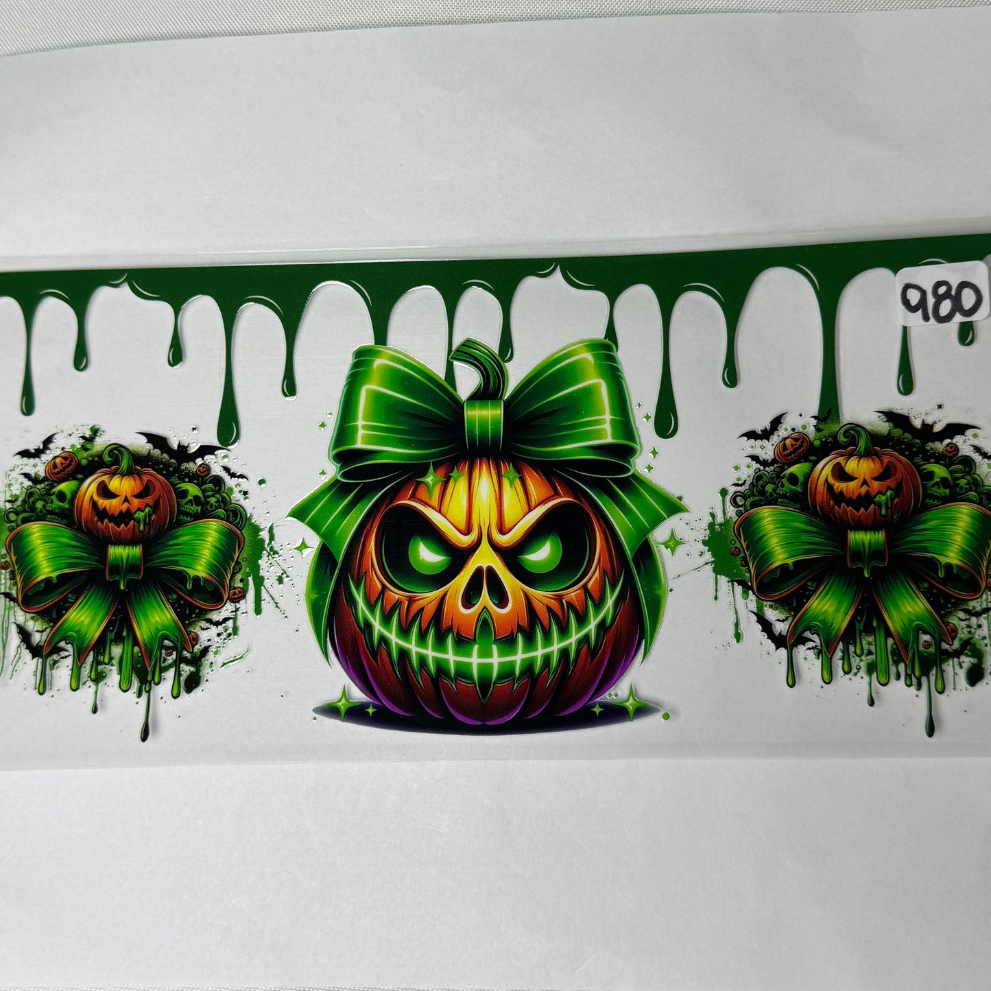 Skulls and Pumpkins UVDTF Cup Wraps