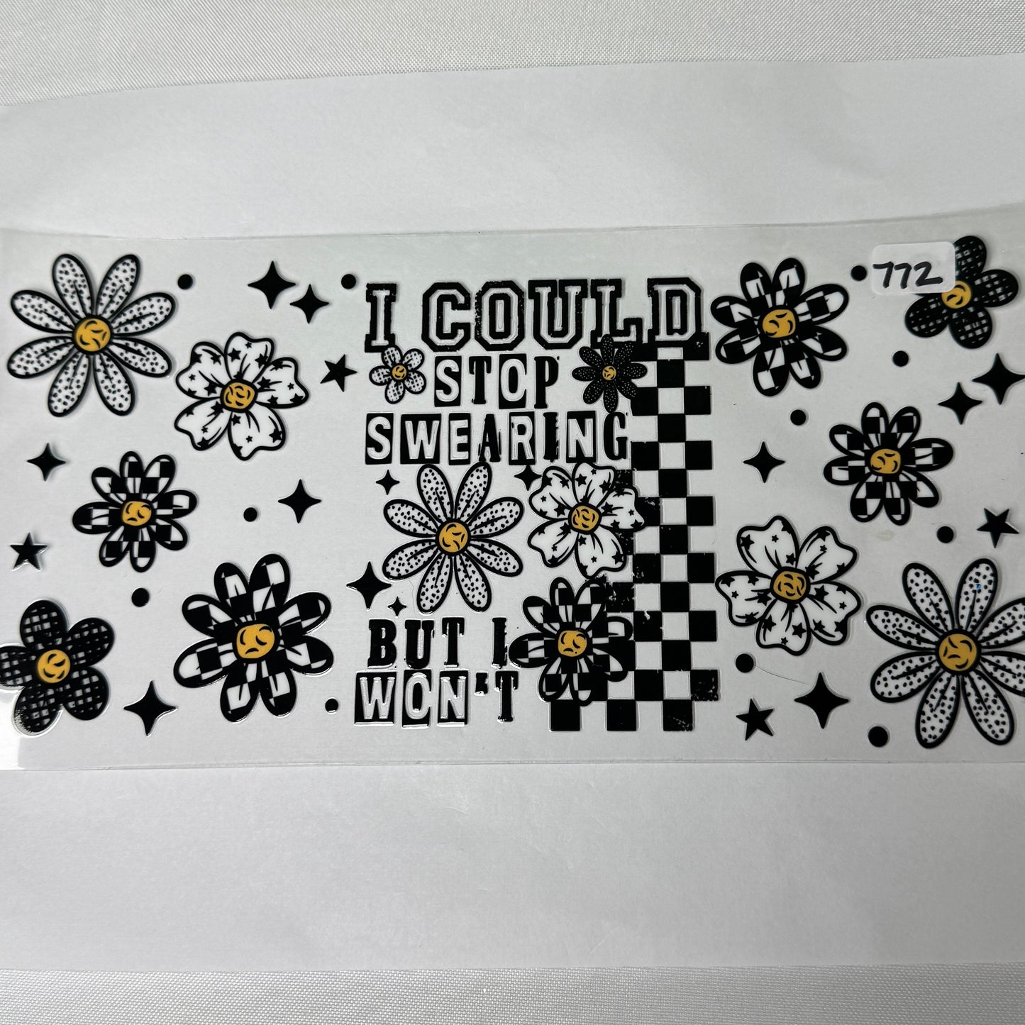 Sassy/Funny Quotes UVDTF Cup Wraps