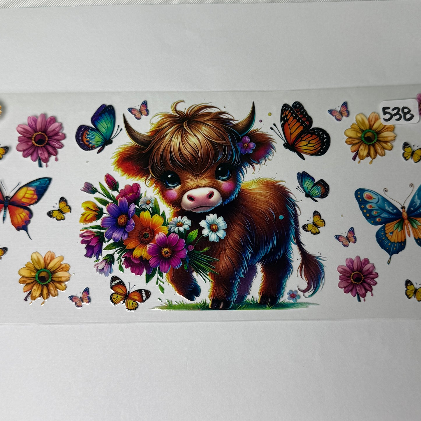 Highland Cow UVDTF Cup Wraps