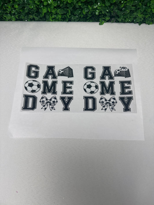 S46 Soccer Game day sports UVDTF wrap