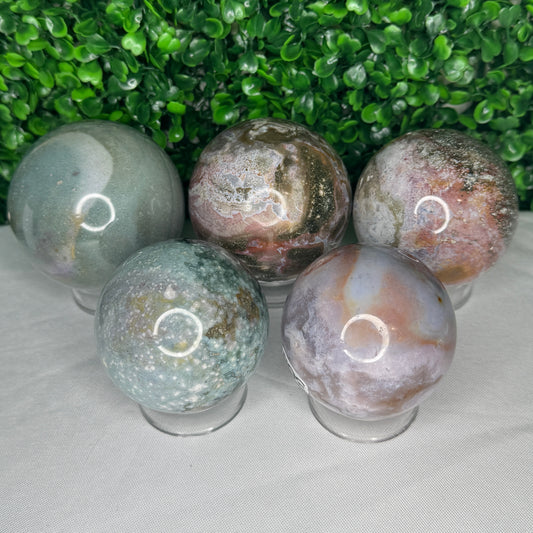 Sea Jasper Spheres