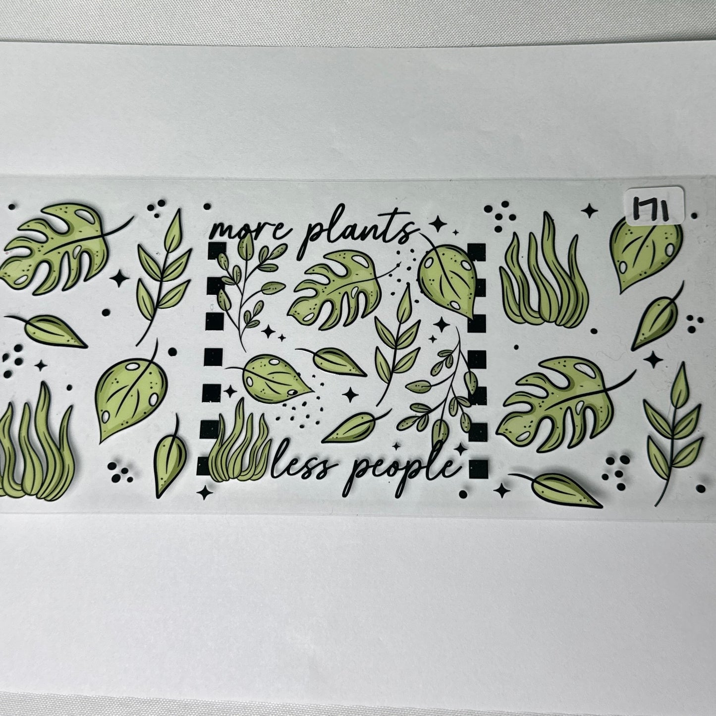 Plant Style UVDTF Cup Wraps