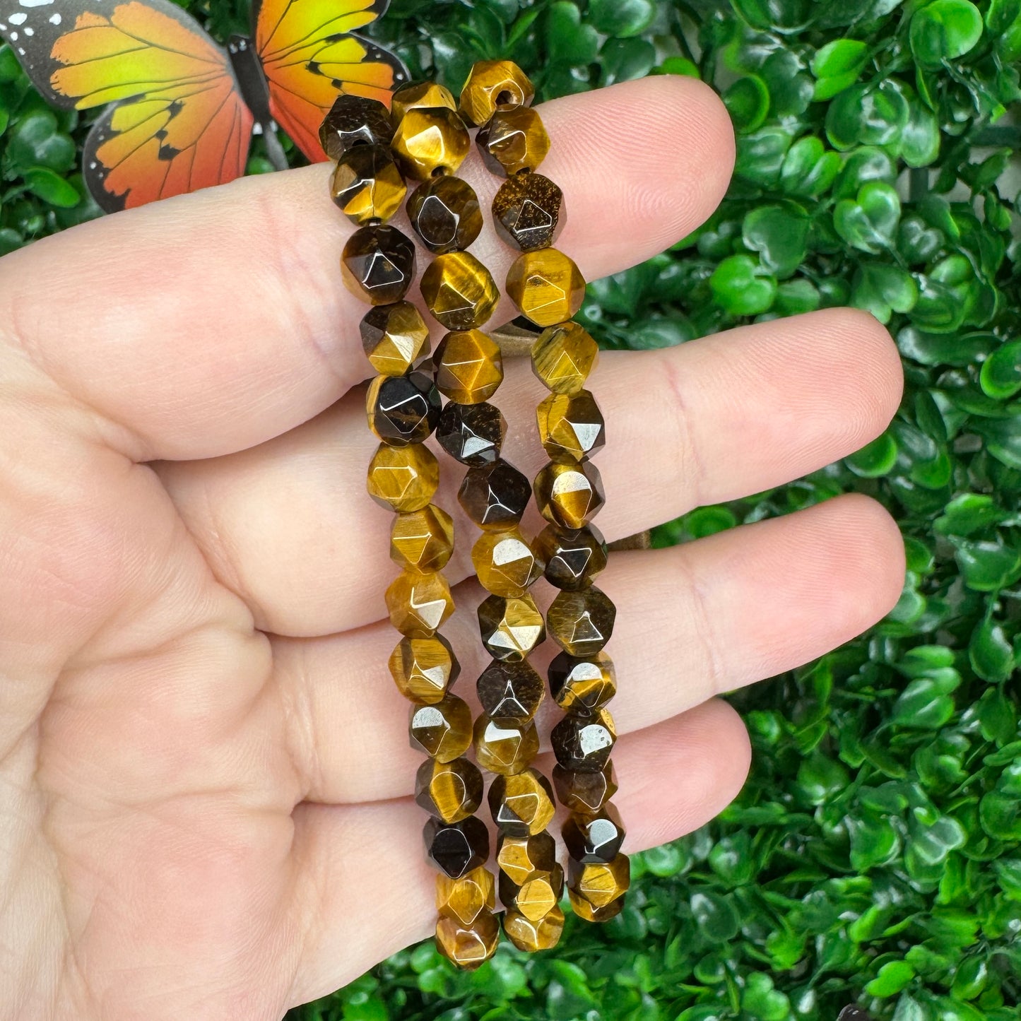 Faceted Tigers Eye Bracelet