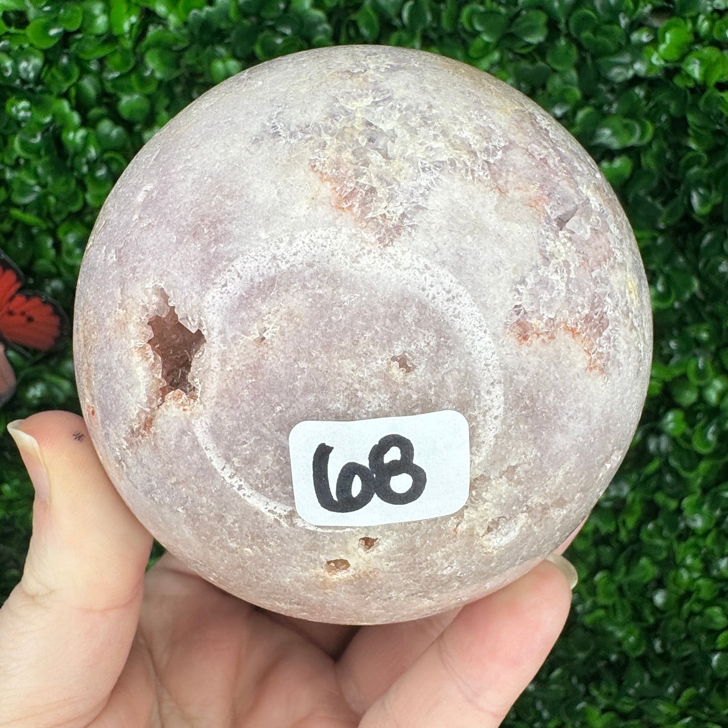 Large Pink Amethyst Sphere