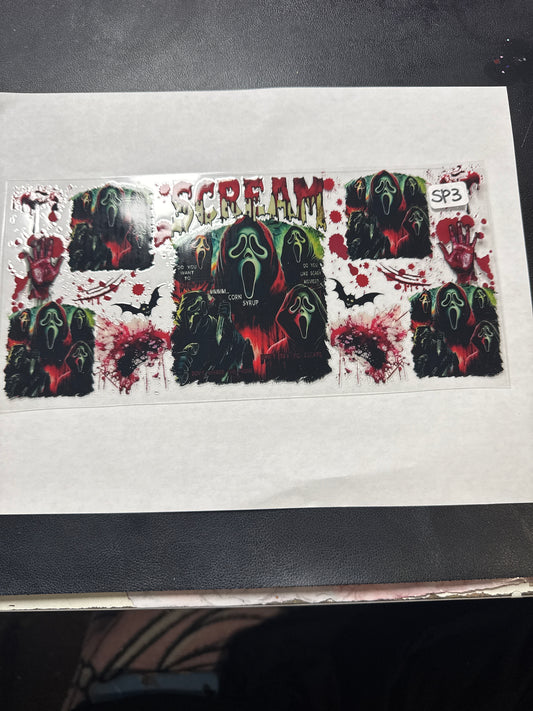 SP3 Ghostface uvdtf wrap