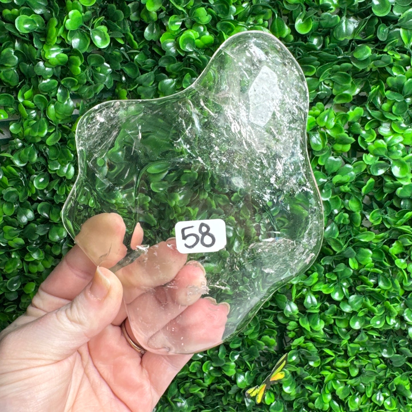 Large size clear Quartz bowl