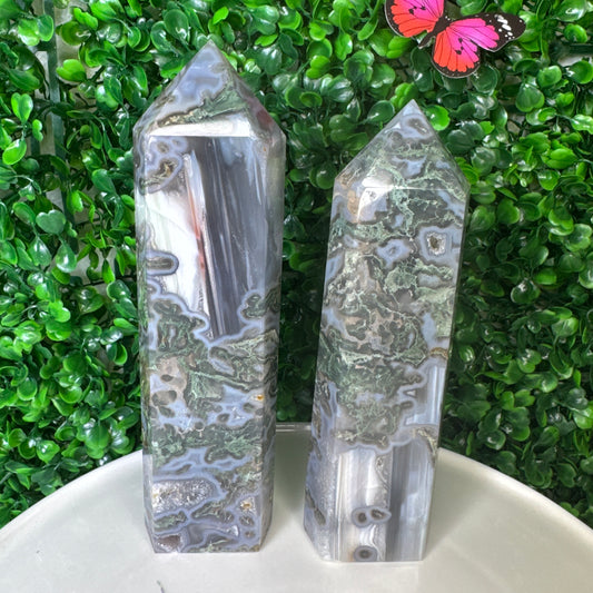 Moss Agate Towers