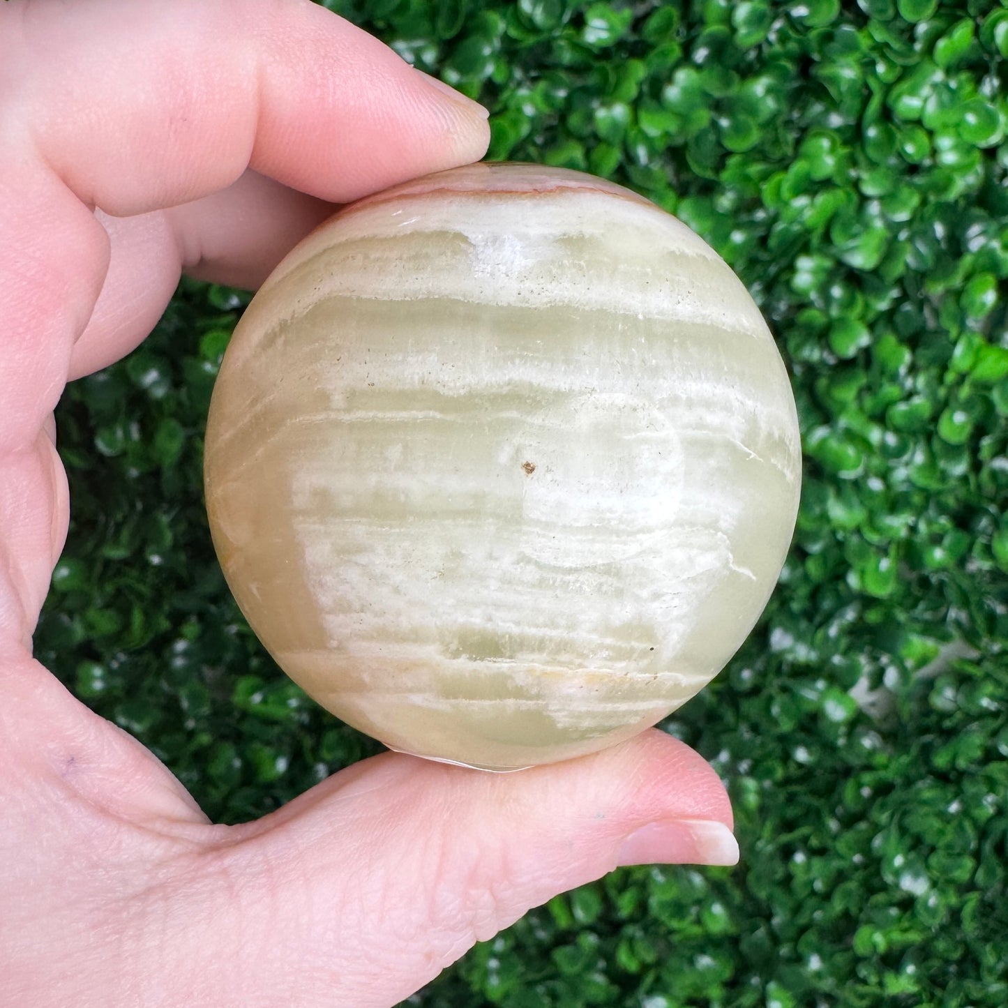 Green onyx Sphere