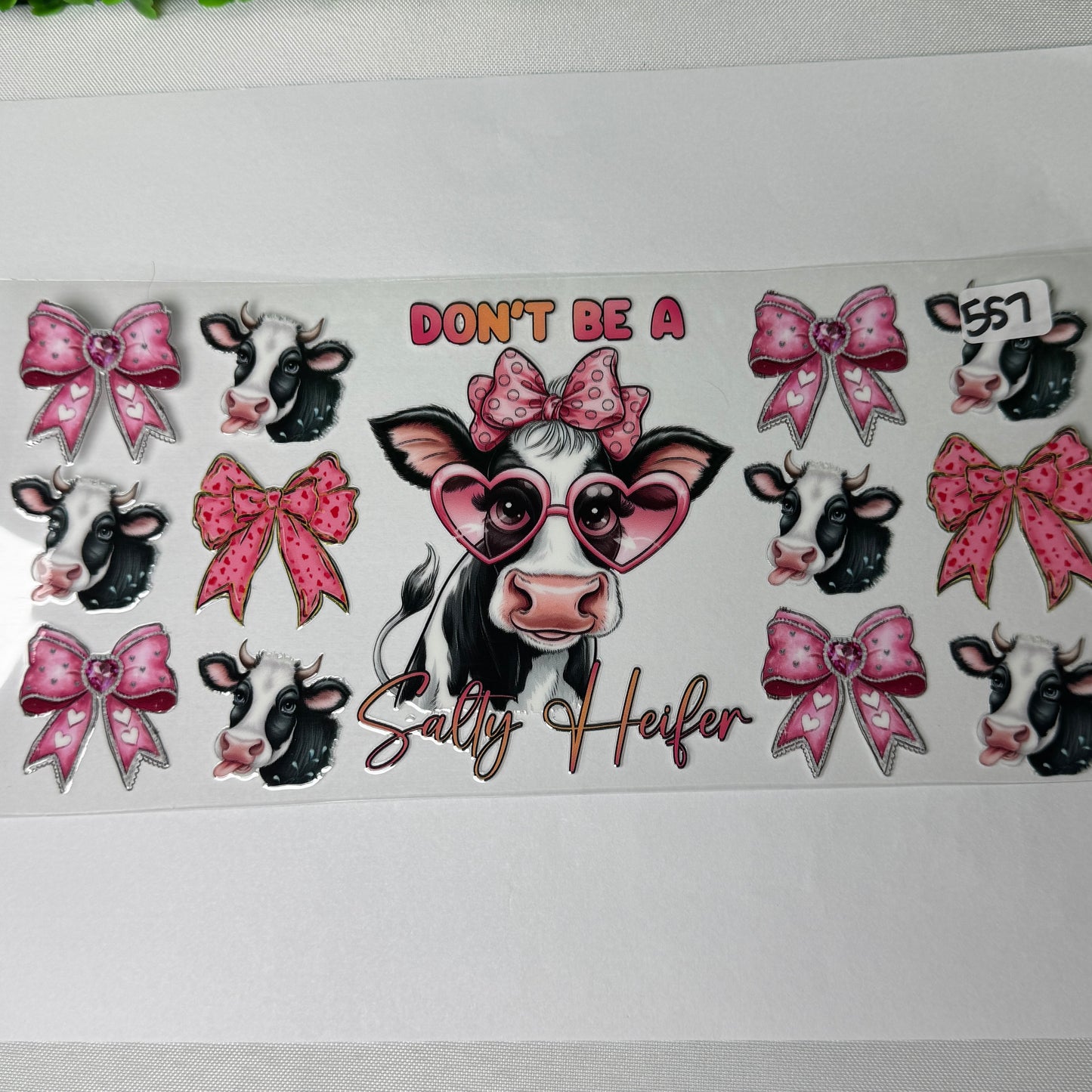 Highland Cow UVDTF Cup Wraps