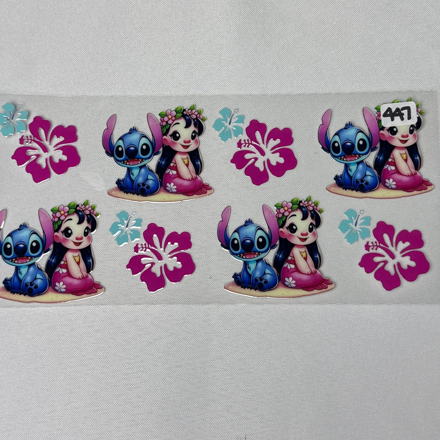 Blue Alien UVDTF Cup Wraps