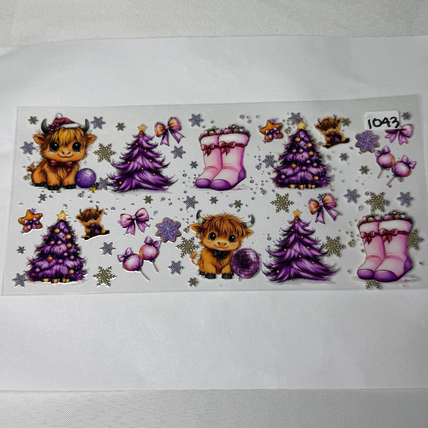 Christmas UVDTF Cup Wraps