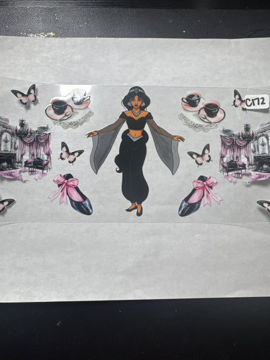 C172 Dark and moody princess uvdtf wrap