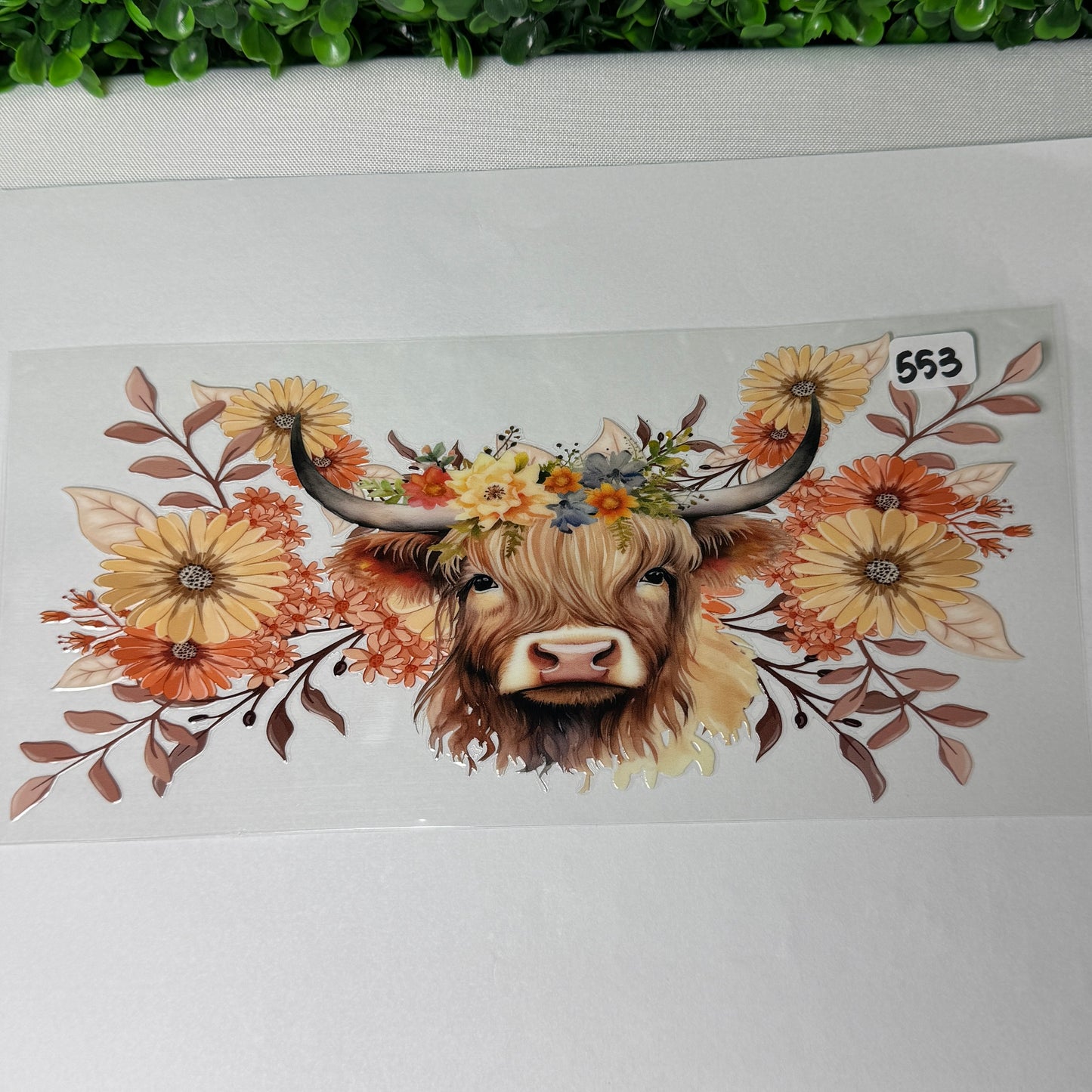 Highland Cow UVDTF Cup Wraps