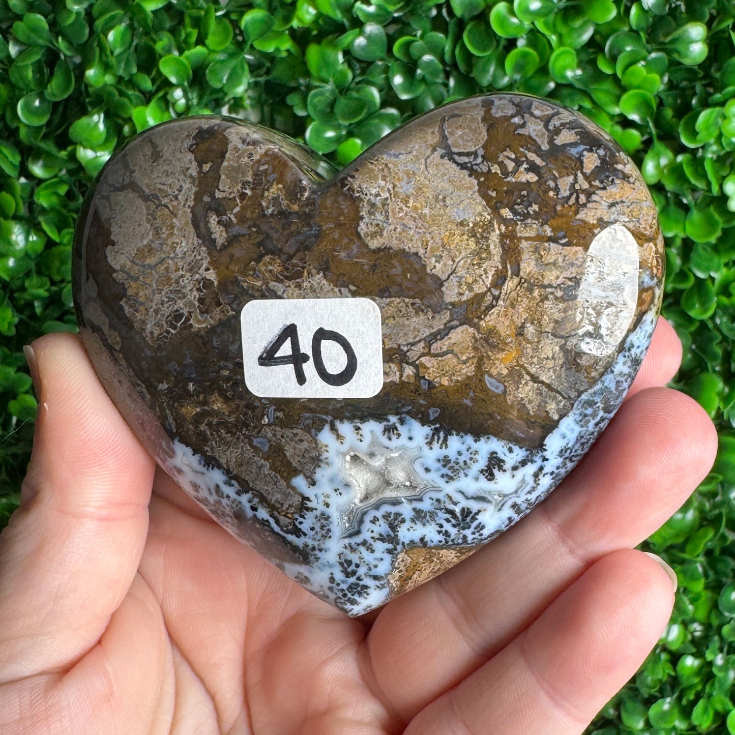 Marcasite Heart Carvings