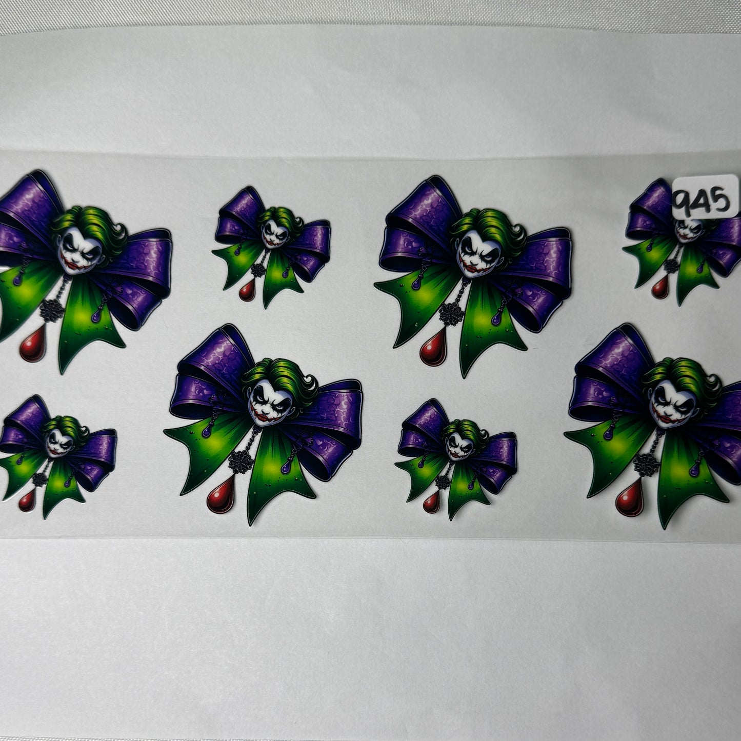 Spooky Characters UVDTF Cup Wraps